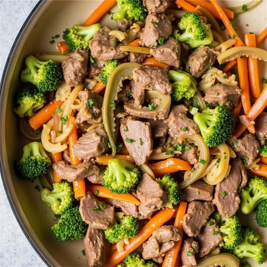 Easy Beef Recipes : Garlic Butter Beef Stir-Fry