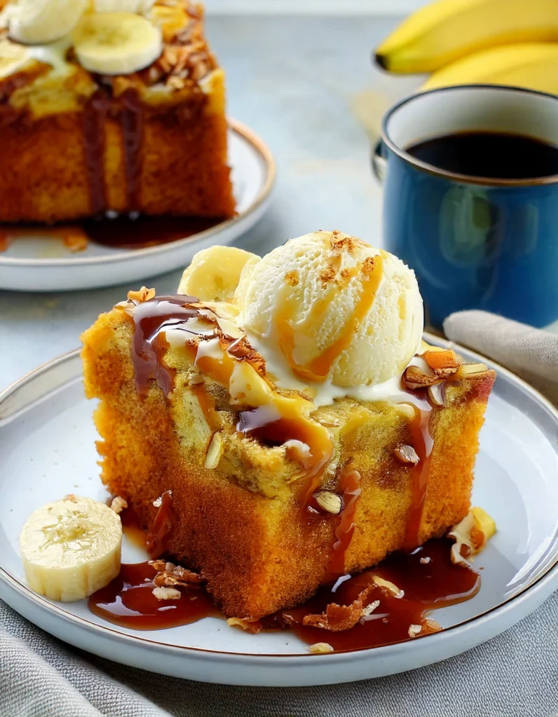 Banana Bread Pudding Recipe: 4 Ingredient Banana Bread