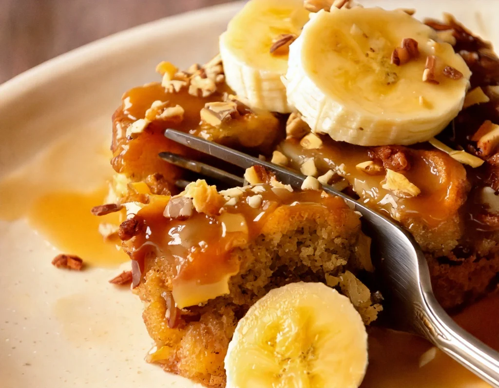Banana Bread Pudding Recipe: 4 Ingredient Banana Bread