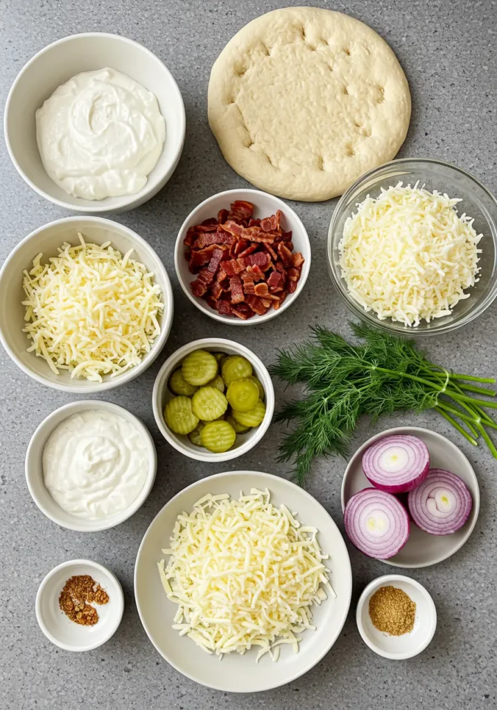 Pickle Pie Pizza ingredients Pickle Pizza ingredients
