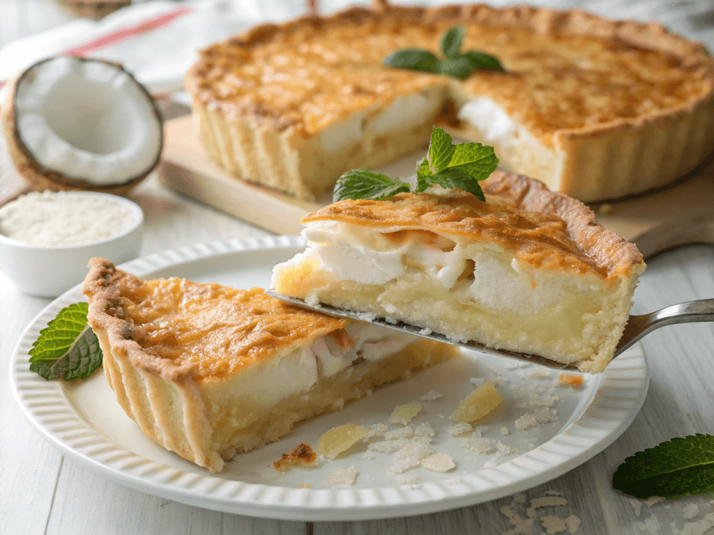 filipino dessert Buko Pie (Coconut Pie)