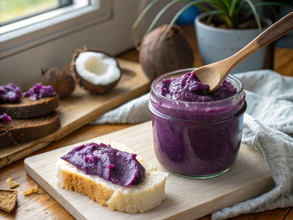 filipino desserts Ube Halaya (Purple Yam Jam)