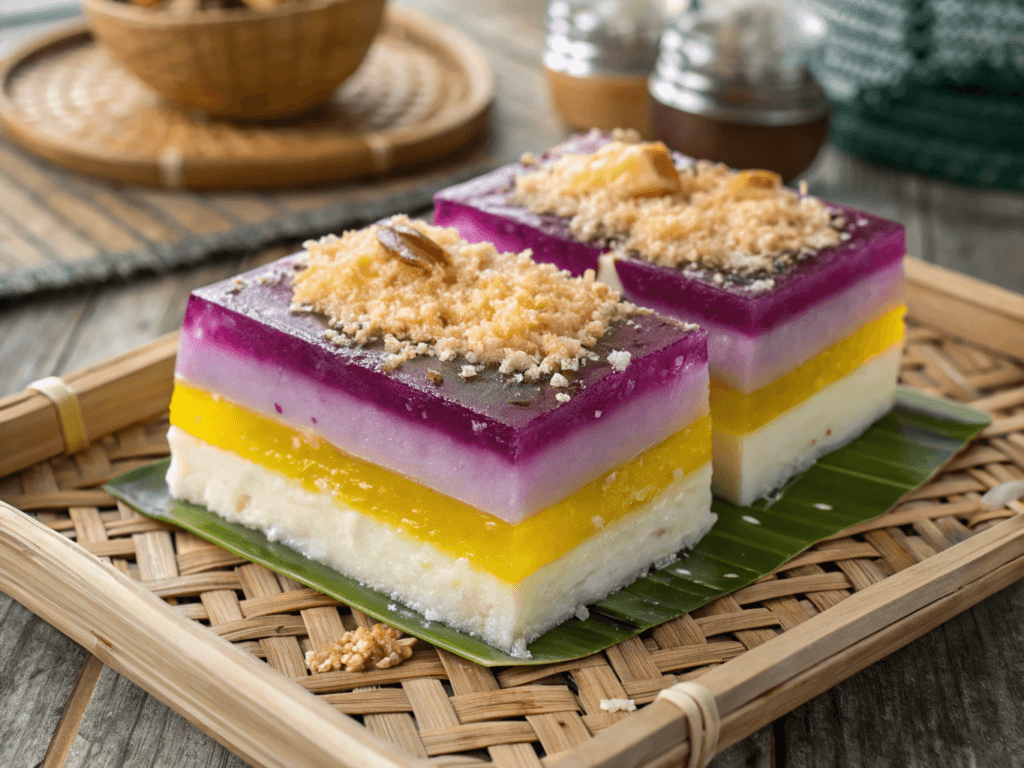 filipino desserts Sapin Sapin